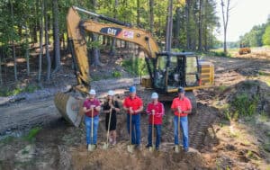 Executive Team Breaks Ground