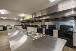 IRH Wisconsin Dells Employee Housing Kitchen