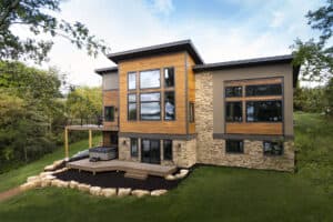Ryan Lake House built by Holtz Builders