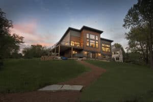 Ryan Lake House built by Holtz Builders