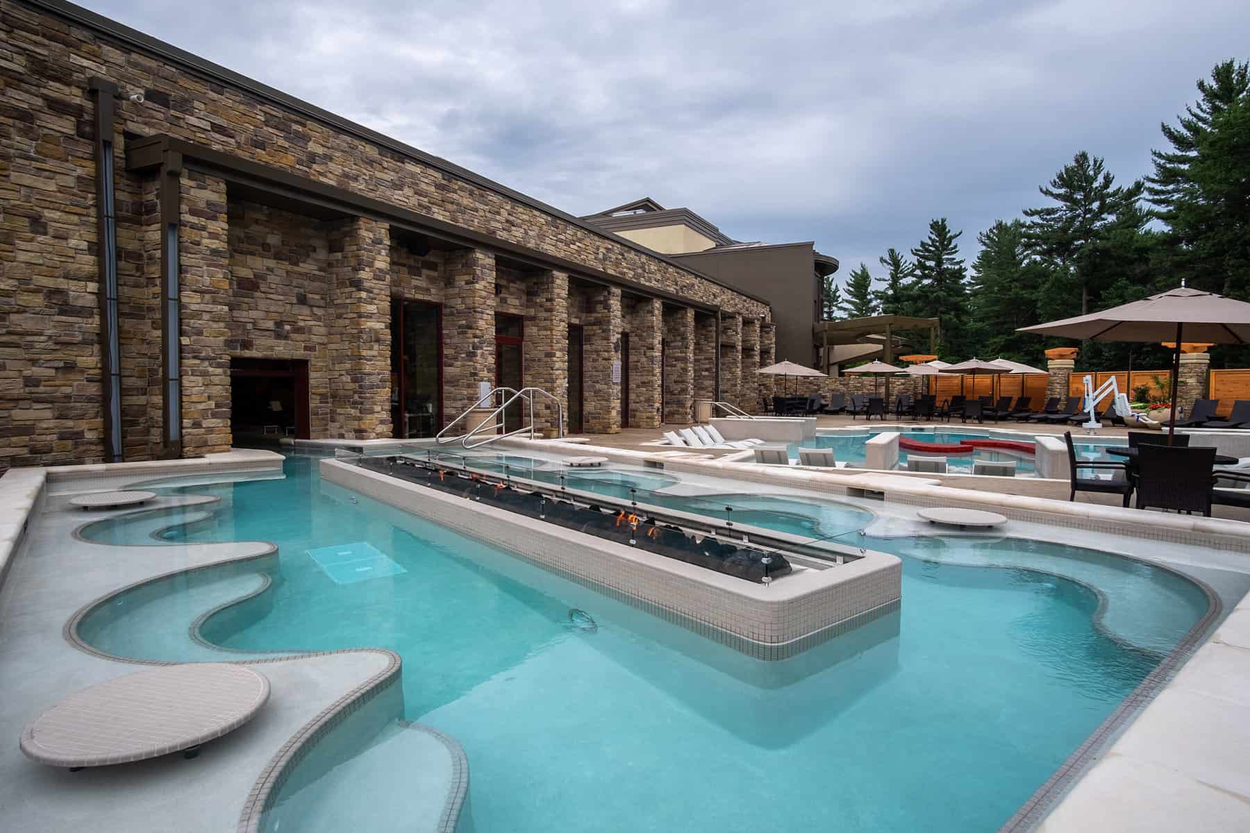 Sundara Spa in Wisconsin Dells project by Holtz Builders