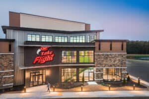 Take Flight Amusement Attraction at Wilderness by Holtz Builders