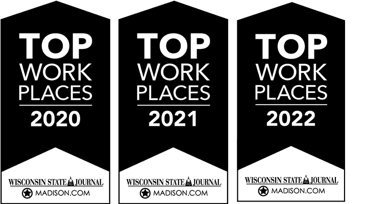 top workplaces-black | Holtz Builders | General Contractor in WI Dells