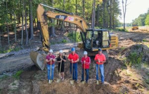 Team Breaks Ground