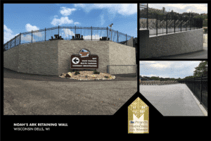 Noahs Ark retaining wall ABC Award