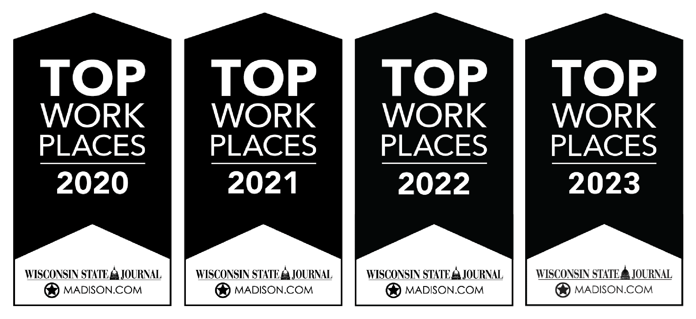 Top Workplaces Logo Layout | Holtz Builders | General Contractor in WI Dells Top Workplaces 2020, 2021, 2022, 2023