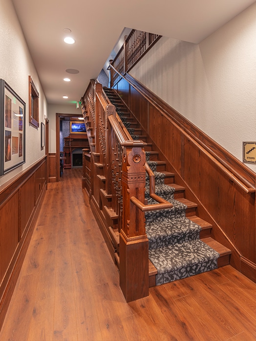 Dawn Manor Stairway Closeup Dawn Manor Stairway Closeup